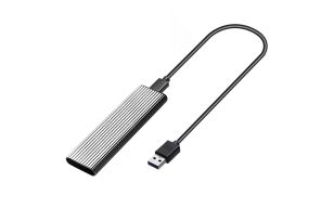 Boîtier externe M.2 - Sans disque SSD - Gris - Neuf