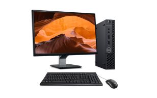 Dell OptiPlex 3070 Micro reconditionné + 22" Pentium Gold 5420T 8Go - SSD 240 Go SSD W11