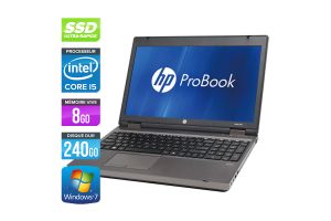 HP ProBook 6560B - Core i5 2410M - 8Go - 240Go SSD