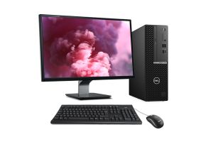 Dell Optiplex 5080 SFF reconditionné + 22" i3-10100 16Go 256Go SSD Windows 11
