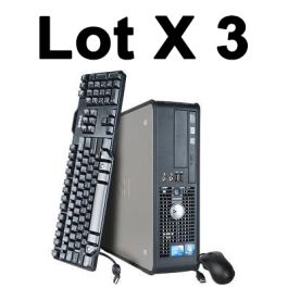 Lot de 3 Dell Optiplex 780 SFF