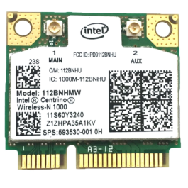 Carte WIFI Intel Centrino Wireless-N 1000 - 112BNHMW