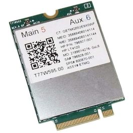 Carte WIFI New Genuine EliteBook 1040 G3 Serie - HP 796927-001