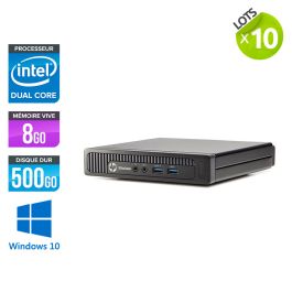 Lot de 10 HP EliteDesk 800 G1 DM - Windows 10