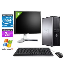 Dell Optiplex 755 Desktop + Ecran 19" 