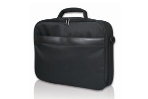 SACOCHE ORDINATEUR PORTABLE TISSU NOIR