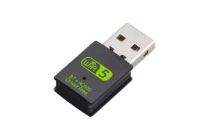 Carte réseau WiFi dongle USB Multimarque - Adaptateur Wifi avec Bluetooth - 600 Mbps
