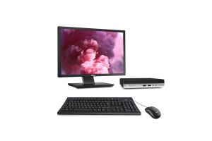 Pack Mini Pc bureau reconditionné - HP ProDesk 400 G4 DM + Écran 22" - i3 - 16Go - 500Go SSD - W11