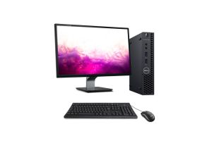 PC avec écran reconditionné Dell Optiplex 3060 Micro +22" - I3 - 16Go - 256Go SSD - Windows 11