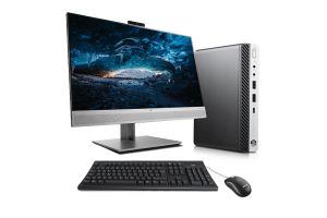 PC avec écran reconditionné - HP 600 G4 Mini - I5 - 8Go DDR4 - 256Go SSD - W11 + 24" HP E243M