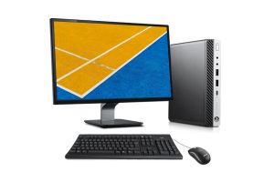 Pc bureau reconditionné - HP ProDesk 600 G3 DM - i5-6500T - 8Go DDR4 - 240Go SSD - Windows 10