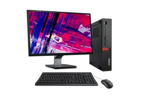 Pack PC bureau reconditionné - Lenovo ThinkCentre M710Q Tiny + écran 24" - I5-7400T - 16 Go RAM DDR4 - 512Go SSD - Windows 10