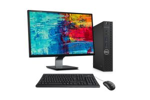 Dell OptiPlex 3050 Micro + Écran 22 pouces - G4400T - 8Go - 256Go SSD - W10