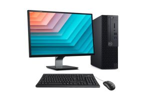 PC avec écran 22" reconditionné Dell 3060 SFF - G5400 - 8Go - 256Go SSD - W11