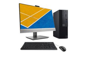 PC avec écran reconditionné - Dell 3070 SFF + 22" - i5 - 16Go - 512Go SSD - W11