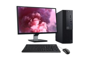 PC avec écran reconditionné - Dell 3070 SFF + 22" - i5 - 16Go - 512Go SSD - W11