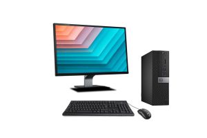 Pack PC avec écran 22" reconditionné - Dell Optiplex 7040 SFF - i5 - 8Go - 240 Go SSD - Win 10