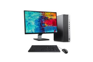 Pack Pc de bureau reconditionné - HP EliteDesk 800 G3 SFF + 24" - i5 - 8Go DDR4 - 240Go SSD - Windows 10