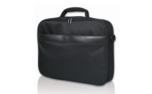 SACOCHE ORDINATEUR PORTABLE TISSU NOIR